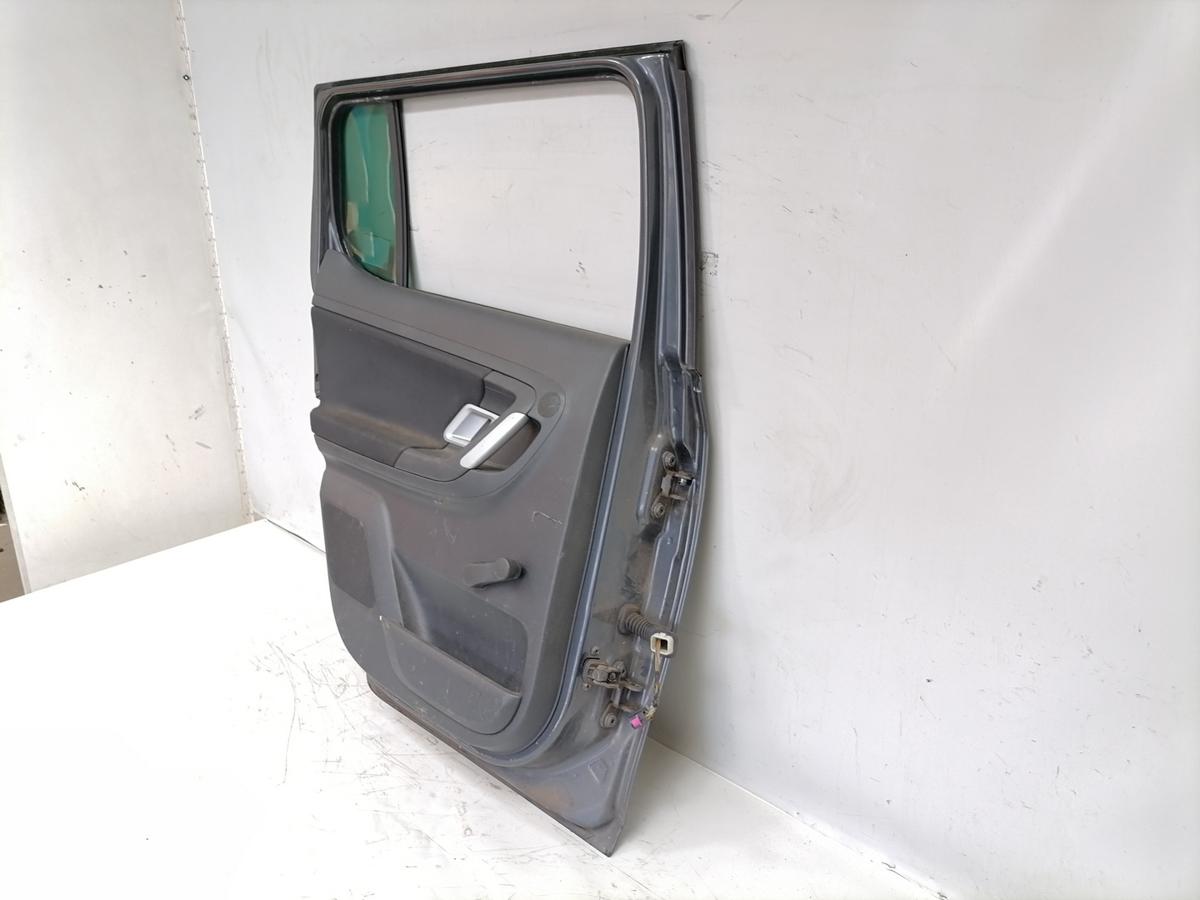 Skoda Fabia 2 5J original T&uuml;r hinten links Flie&szlig;heck LF8J Anthrazitgrau Rohbau BJ09